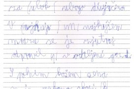 disgrafija, neberljiva pisava, pisava disgrafija, motnje pisanja.