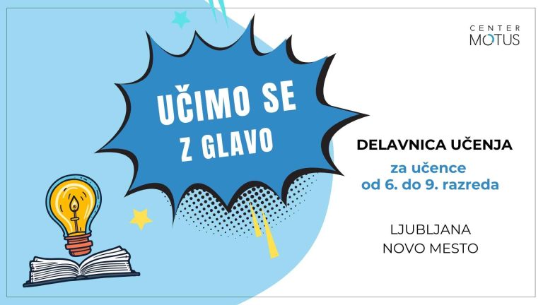 kako se učiti - delavnica za osnovnošolce