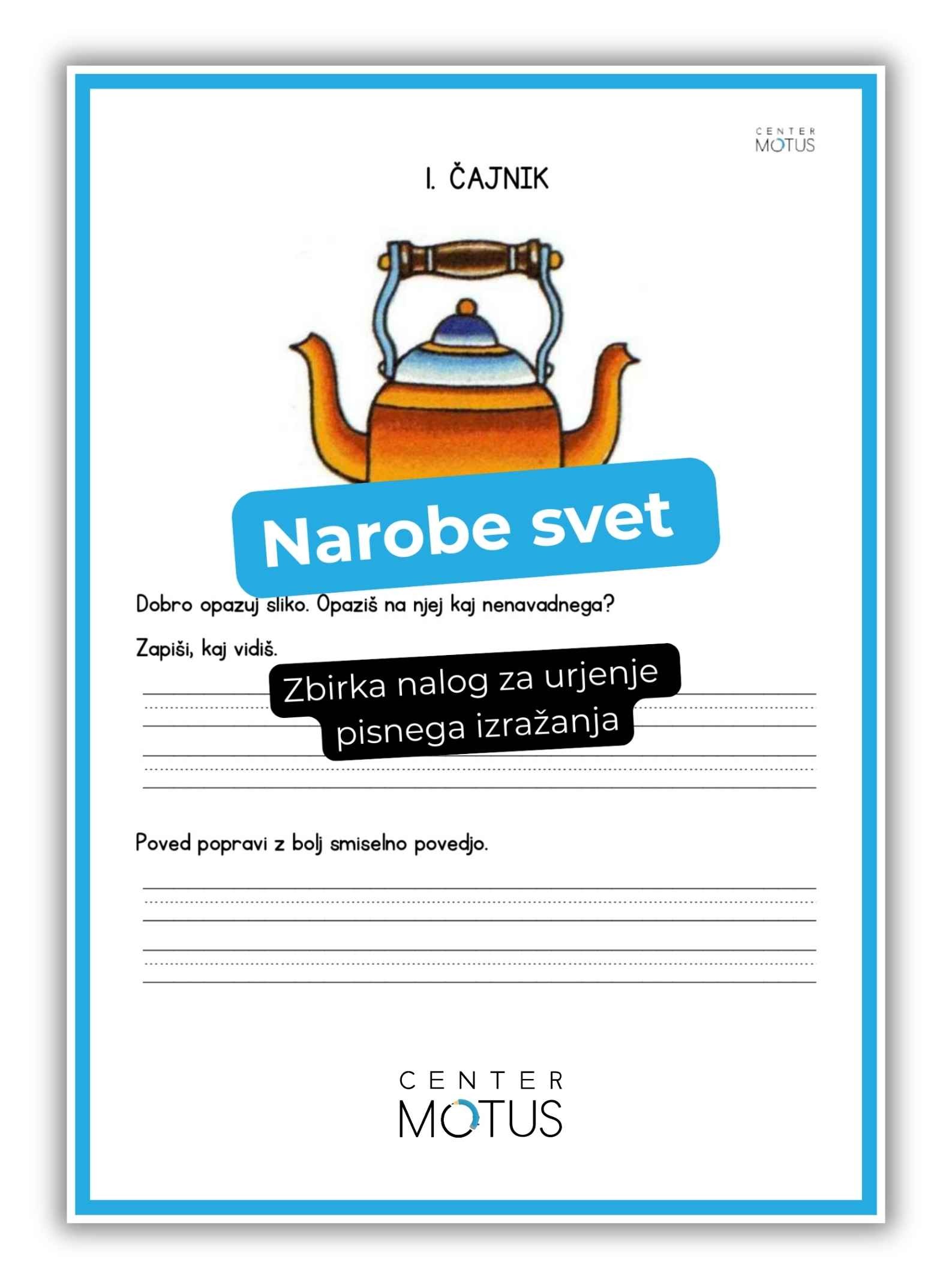 Zbirka nalog za urjenje pisnega izražanja