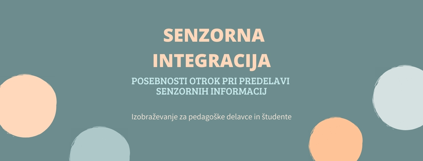 Izobraževanje za pedagoške delavce, Senzorna integracija pri otrocih