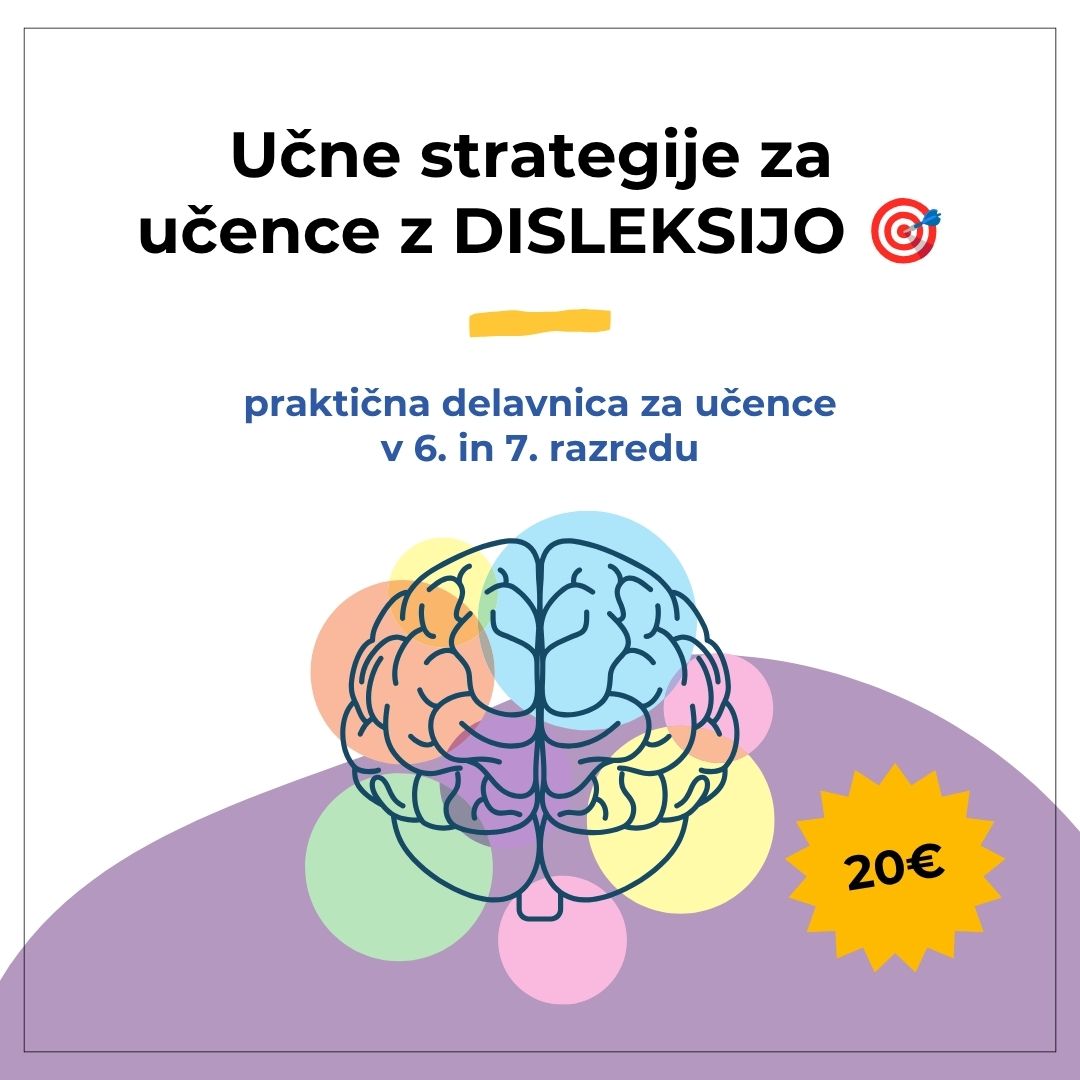 delavnica učnih strategij za učence z disleksijo